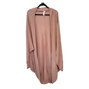 Lululemon Stillness Wrap Heathered Red Dust One Size Silk Blend Cocoon